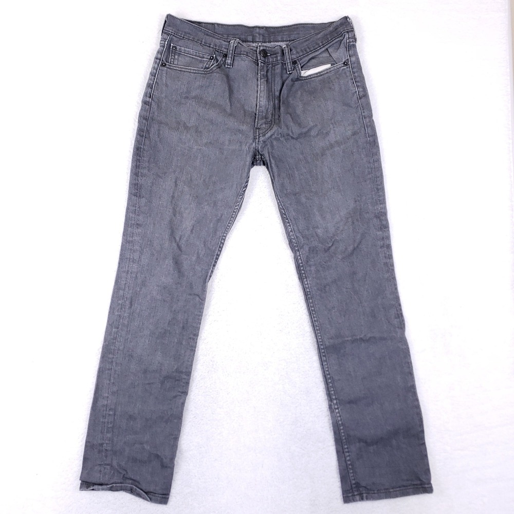 Levi's 511 Slim Fit‎ Jeans Mens 36x32 Gray Denim Stretch Gorpcore Streetwear